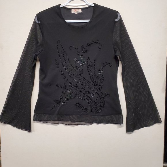 2 HOT 🔥  Jeans Vintage Blouse - Picture 1 of 3